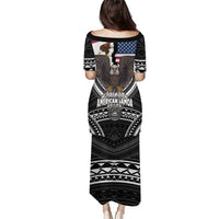 Talofa American Samoa Flag Day Puletasi Bald Eagle Polynesian Tattoo LT14 - Polynesian Pride