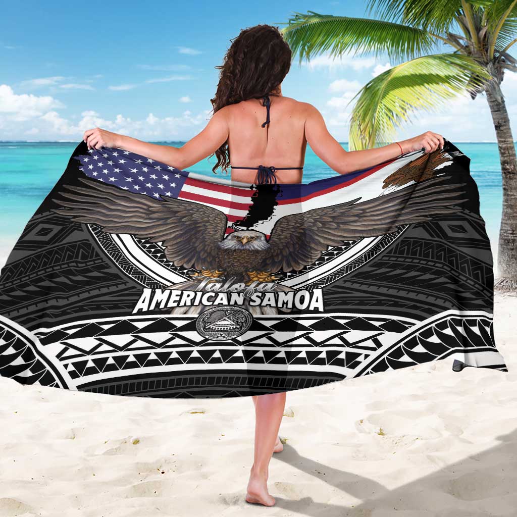 Talofa American Samoa Flag Day Sarong Bald Eagle Polynesian Tattoo LT14 - Polynesian Pride