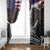 Talofa American Samoa Flag Day Window Curtain Bald Eagle Polynesian Tattoo