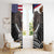 Talofa American Samoa Flag Day Window Curtain Bald Eagle Polynesian Tattoo