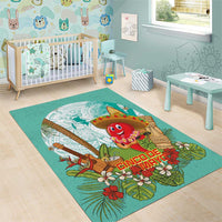 Hawaii Cinco de Mayo Area Rug Chili Pepper Hula Girl Tropical Vibes LT14 - Polynesian Pride