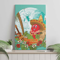Hawaii Cinco de Mayo Canvas Wall Art Chili Pepper Hula Girl Tropical Vibes LT14 - Polynesian Pride