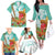 Hawaii Cinco de Mayo Family Matching Off The Shoulder Long Sleeve Dress and Hawaiian Shirt Chili Pepper Hula Girl Tropical Vibes