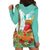 Hawaii Cinco de Mayo Hoodie Dress Chili Pepper Hula Girl Tropical Vibes