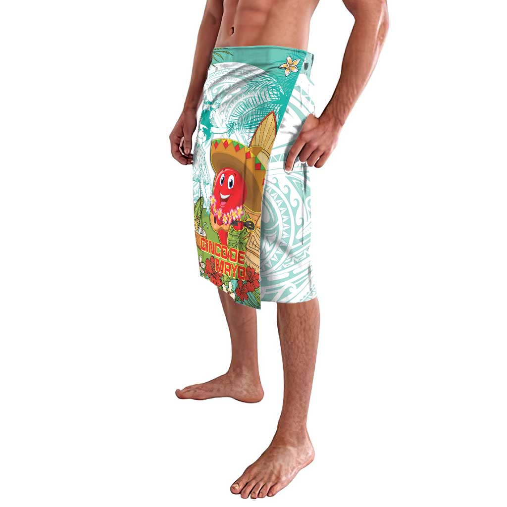 Hawaii Cinco de Mayo Lavalava Chili Pepper Hula Girl Tropical Vibes LT14 - Polynesian Pride