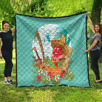 Hawaii Cinco de Mayo Quilt Chili Pepper Hula Girl Tropical Vibes LT14 - Polynesian Pride