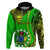 Polynesian Pride Cook Islands Hoodie Mangaia Gospel Day Green Version LT14 - Polynesian Pride