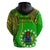 Polynesian Pride Cook Islands Hoodie Mangaia Gospel Day Green Version LT14 - Polynesian Pride