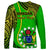 Polynesian Pride Cook Islands Long Sleeve Shirt Mangaia Gospel Day Green Version LT14 - Polynesian Pride