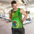 Polynesian Pride Cook Islands Men Tank Top Mangaia Gospel Day Green Version LT14 - Polynesian Pride