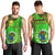 Polynesian Pride Cook Islands Men Tank Top Mangaia Gospel Day Green Version LT14 - Polynesian Pride