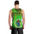 Polynesian Pride Cook Islands Men Tank Top Mangaia Gospel Day Green Version LT14 - Polynesian Pride