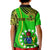 Personalised Cook Islands Kid Polo Shirt Mangaia Gospel Day Green Version LT14 - Polynesian Pride