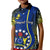 Polynesian Pride Cook Islands Kid Polo Shirt Mangaia Gospel Day Blue Version LT14 Kid Blue - Polynesian Pride