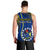 Polynesian Pride Cook Islands Men Tank Top Mangaia Gospel Day Blue Version LT14 - Polynesian Pride