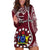 June 15 Mangaia Gospel Day Mangaia Cook Islands Hoodie Dress Maroon Version LT14 - Polynesian Pride