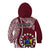 June 15 Mangaia Gospel Day Mangaia Cook Islands Kid Hoodie Maroon Version LT14 - Polynesian Pride