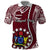 June 15 Mangaia Gospel Day Mangaia Cook Islands Polo Shirt Maroon Version LT14 Maroon - Polynesian Pride