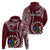 Custom June 15 Mangaia Gospel Day Mangaia Cook Islands Hoodie Maroon Version LT14 Pullover Hoodie Maroon - Polynesian Pride