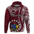 Custom June 15 Mangaia Gospel Day Mangaia Cook Islands Hoodie Maroon Version LT14 - Polynesian Pride