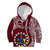 Personalised June 15 Mangaia Gospel Day Mangaia Cook Islands Kid Hoodie Maroon Version LT14 Hoodie Maroon - Polynesian Pride