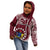 Personalised June 15 Mangaia Gospel Day Mangaia Cook Islands Kid Hoodie Maroon Version LT14 - Polynesian Pride