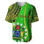 Polynesian Pride Cook Islands Baseball Jersey Kuki Airani Coat Of Arms LT14 - Polynesian Pride