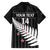 Custom New Zealand Silver Fern Cricket Family Matching Summer Maxi Dress and Hawaiian Shirt Aotearoa Maori Go Black Cap