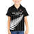 Custom New Zealand Silver Fern Cricket Family Matching Summer Maxi Dress and Hawaiian Shirt Aotearoa Maori Go Black Cap