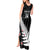 Custom New Zealand Silver Fern Cricket Tank Maxi Dress Aotearoa Maori Go Black Cap