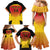 Custom Papua New Guinea Cricket Family Matching Mermaid Dress and Hawaiian Shirt 2024 Go PNG