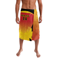 Custom Papua New Guinea Cricket Lavalava 2024 Go PNG LT14 Black - Polynesian Pride