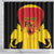 Custom Papua New Guinea Cricket Shower Curtain 2024 Go PNG