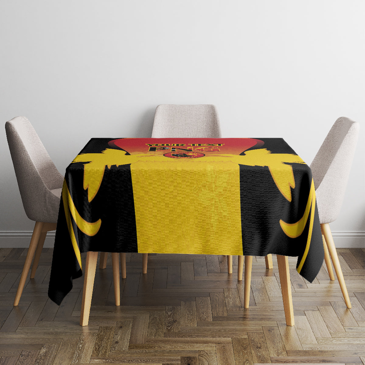 Custom Papua New Guinea Cricket Tablecloth 2024 Go PNG LT14 - Polynesian Pride