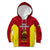 New Caledonia Rugby Kid Hoodie Coat Of Arms Mix Polynesian Pattern LT14 Hoodie Red - Polynesian Pride