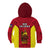 New Caledonia Rugby Kid Hoodie Coat Of Arms Mix Polynesian Pattern LT14 - Polynesian Pride