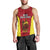 New Caledonia Rugby Men Tank Top Coat Of Arms Mix Polynesian Pattern LT14 - Polynesian Pride