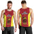 New Caledonia Rugby Men Tank Top Coat Of Arms Mix Polynesian Pattern LT14 - Polynesian Pride