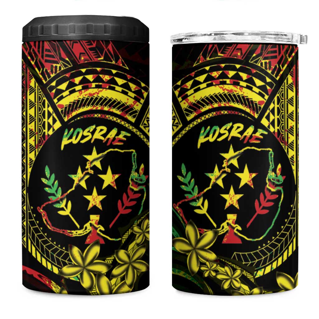 Reggae Kosrae Liberation Day 4 in 1 Can Cooler Tumbler September 8 Polynesian Tattoo LT14 One Size: 16 oz Reggae - Polynesian Pride
