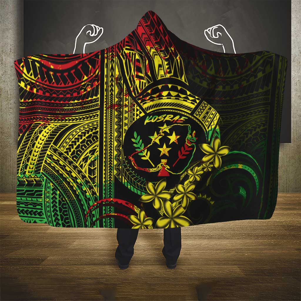 Reggae Kosrae Liberation Day Hooded Blanket September 8 Polynesian Tattoo LT14 - Polynesian Pride