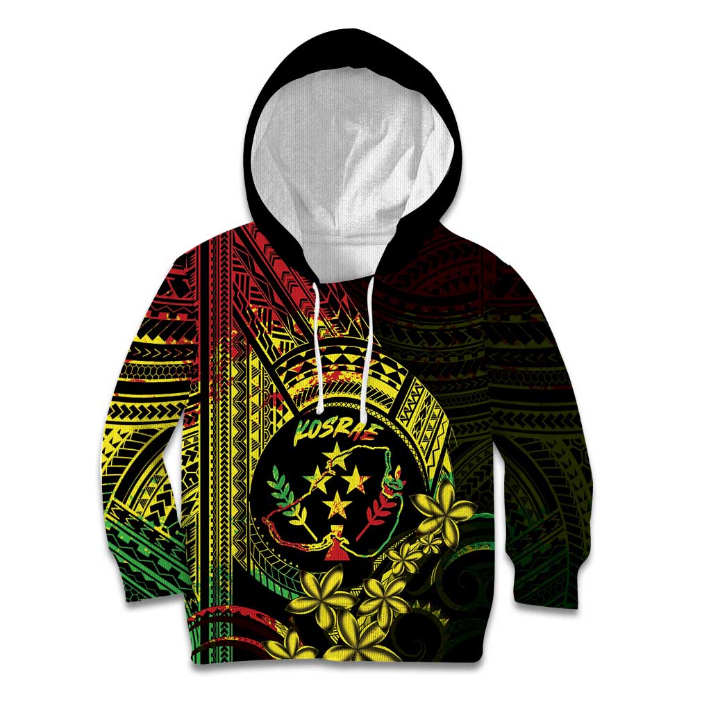 Reggae Kosrae Liberation Day Kid Hoodie September 8 Polynesian Tattoo LT14 Hoodie Reggae - Polynesian Pride