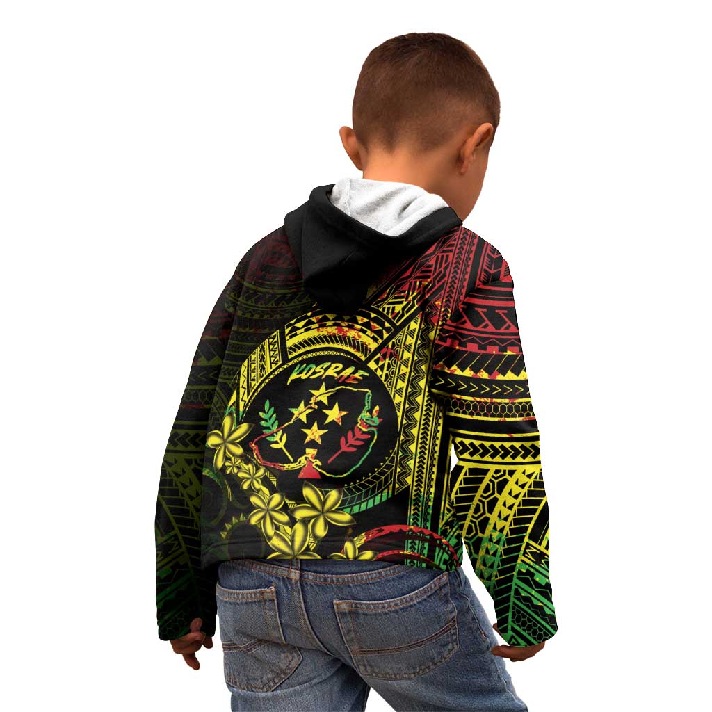 Reggae Kosrae Liberation Day Kid Hoodie September 8 Polynesian Tattoo LT14 - Polynesian Pride