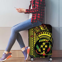 Reggae Kosrae Liberation Day Luggage Cover September 8 Polynesian Tattoo LT14 - Polynesian Pride