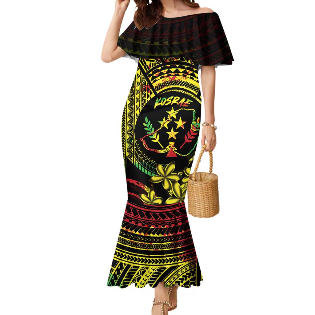 Reggae Kosrae Liberation Day Mermaid Dress September 8 Polynesian Tattoo LT14 Women Reggae - Polynesian Pride