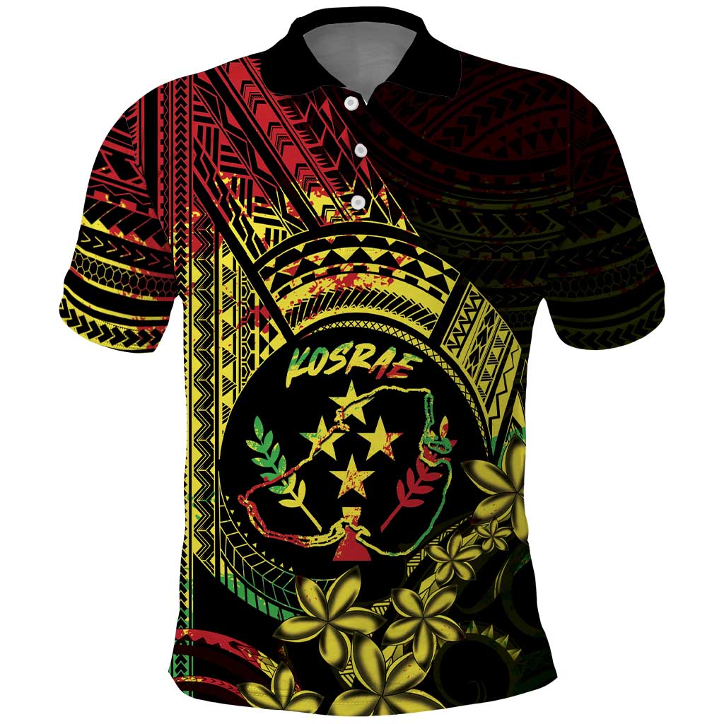 Reggae Kosrae Liberation Day Polo Shirt September 8 Polynesian Tattoo LT14 Reggae - Polynesian Pride