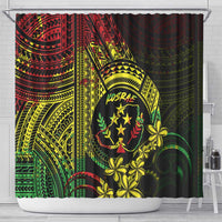 Reggae Kosrae Liberation Day Shower Curtain September 8 Polynesian Tattoo LT14 - Polynesian Pride