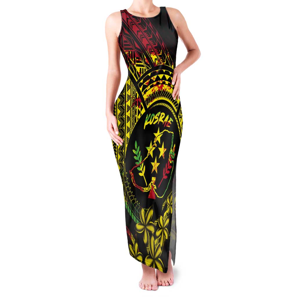 Reggae Kosrae Liberation Day Tank Maxi Dress September 8 Polynesian Tattoo LT14 Women Reggae - Polynesian Pride