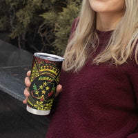 Reggae Kosrae Liberation Day Tumbler Cup September 8 Polynesian Tattoo LT14 - Polynesian Pride