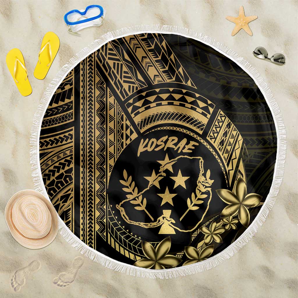 Gold Kosrae Liberation Day Beach Blanket September 8 Polynesian Tattoo LT14 One Size 150cm Gold - Polynesian Pride