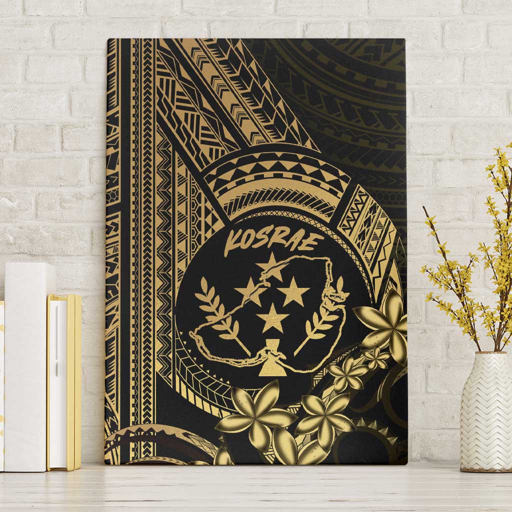 Gold Kosrae Liberation Day Canvas Wall Art September 8 Polynesian Tattoo LT14 Without Frame Gold - Polynesian Pride